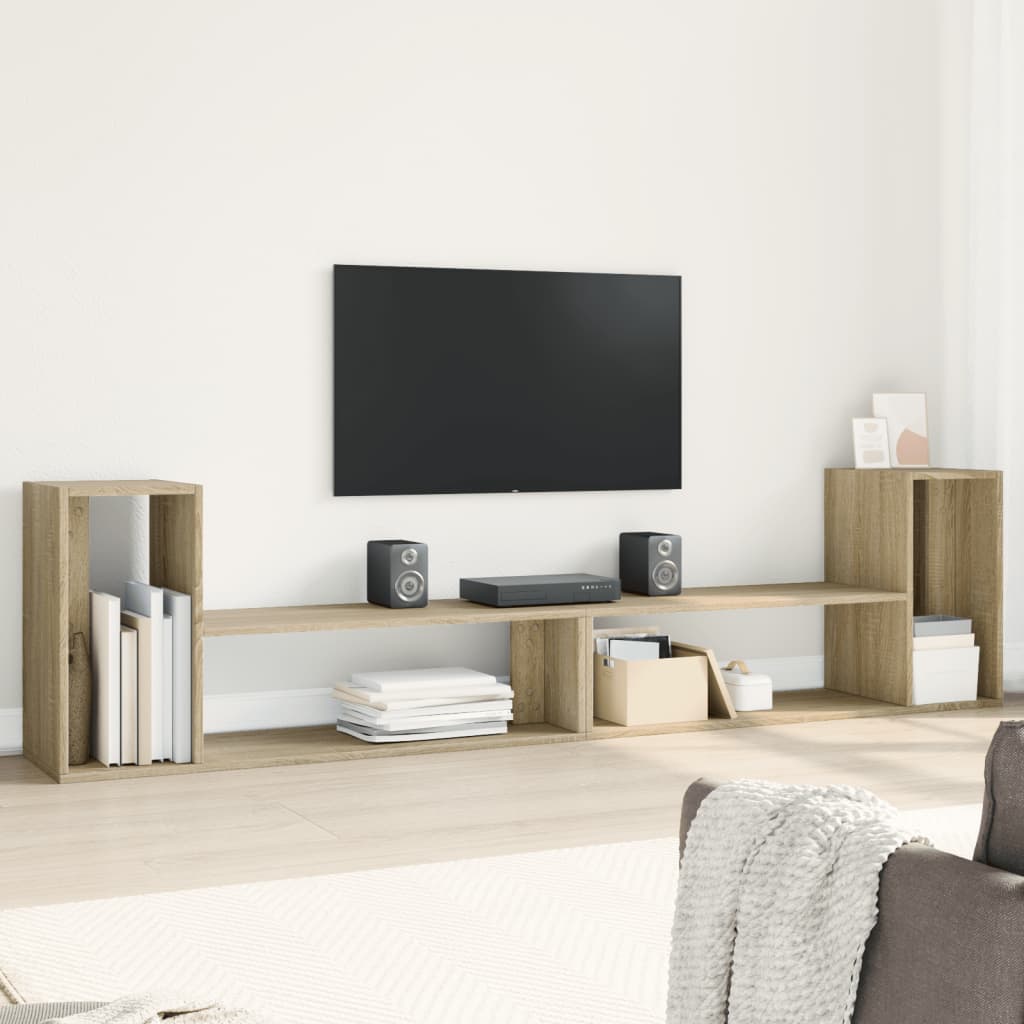 Mobili TV 2 pz Rovere Sonoma 100x30x50 cm in Legno Multistrato