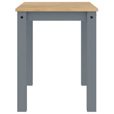 Tavolo da Pranzo Panama Grigio 117x60x75 cm Legno Massello Pino