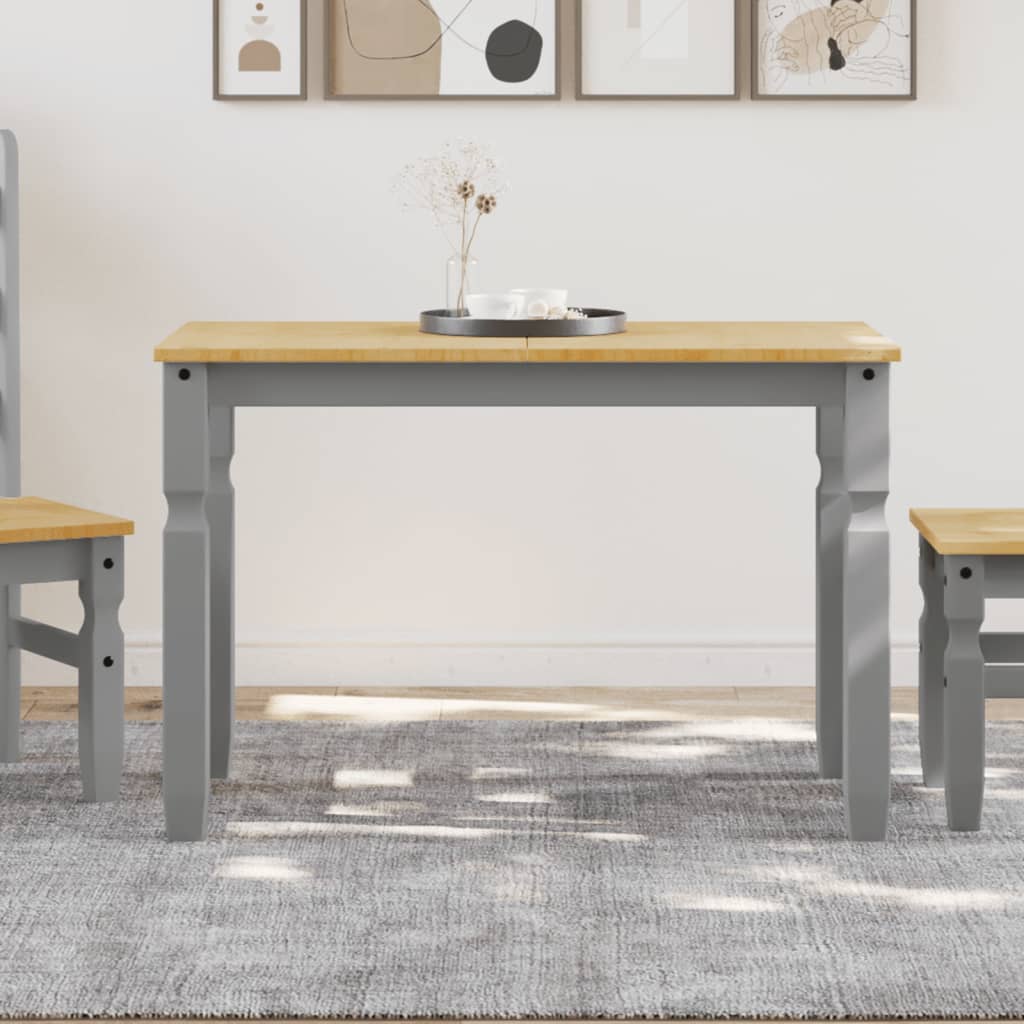 Tavolo da Pranzo Corona 112x60x75 cm in Legno Massello di Pino