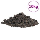 Rocce Vulcaniche 10 kg Nere 1-2 cm