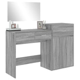 Set da Toeletta 3 pz Grigio Sonoma in Legno Multistrato