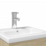 Mobile da Bagno con Lavabo Integrato Rovere Sonoma