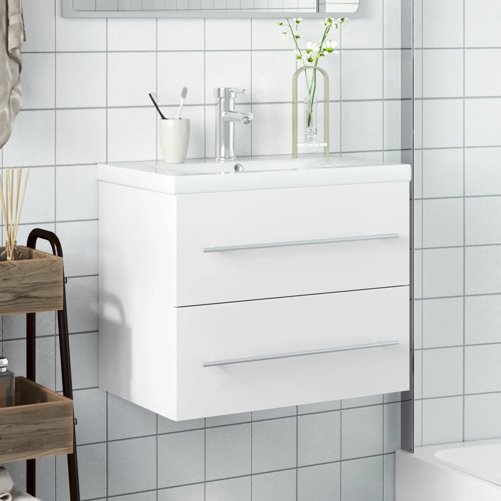 Mobile da Bagno con Lavabo Bianco