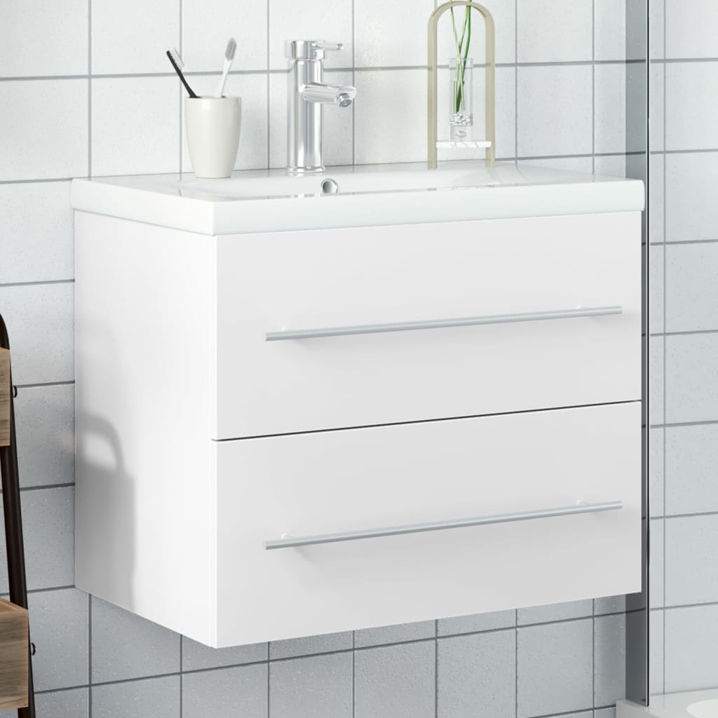 Mobile da Bagno con Lavabo Bianco