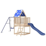 Set da Gioco da Esterno in Legno Massello di Pino