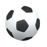 Porte Calcio Bambini 2pz con Pallone Bianco 64x35x48 cm Metallo