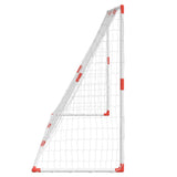 Porte Calcio Bambini con Palloni 2 in 1 Bianche 184x64x124 cm