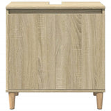 Mobile Lavabo Rovere Sonoma 58x33x60 cm in Legno Multistrato