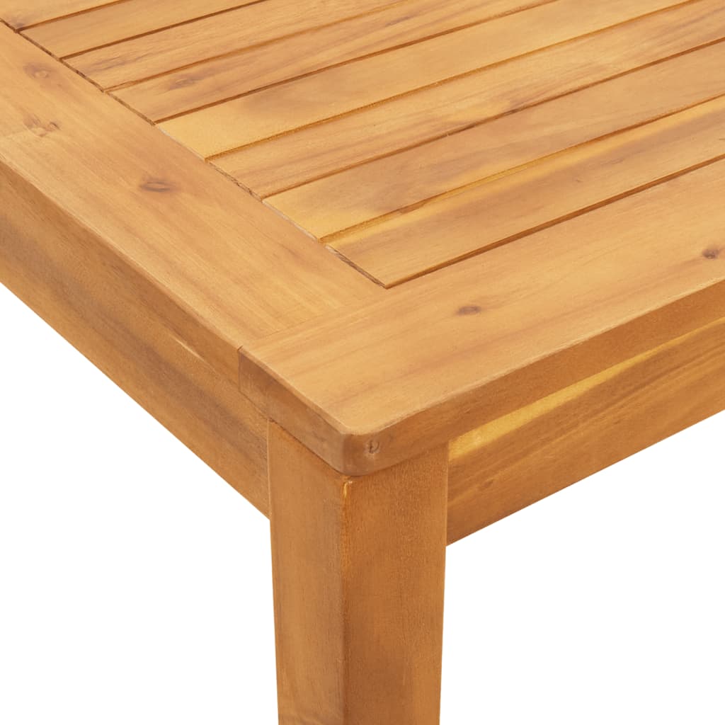 Set da Pranzo per Giardino 3 pz in Legno Massello di Acacia