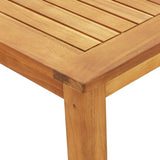 Set da Pranzo per Giardino 3 pz in Legno Massello di Acacia