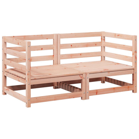 Set Divani da Giardino 2 pz in Legno Massello Abete Douglas