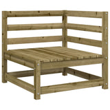 Set Divani da Giardino 3 pz in Legno Impregnato di Pino