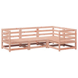 Set Divani da Giardino 4 pz in Legno Massello Abete Douglas