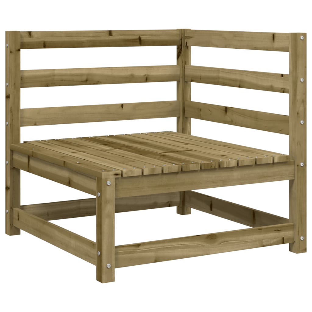 Set Divani da Giardino 11 pz in Legno Impregnato di Pino