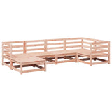 Set Divani da Giardino 6 pz in Legno Massello Abete Douglas