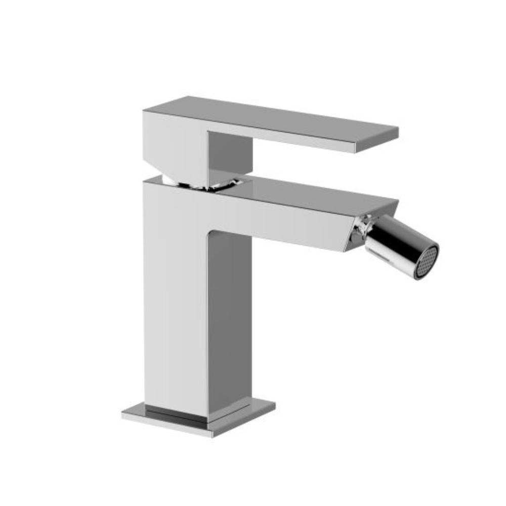 CHROME PILLAR BIDET MIXER