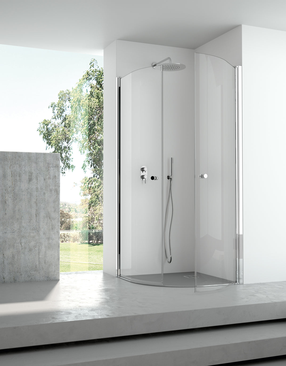 Semicircular Shower Enclosure Camilla C.2B