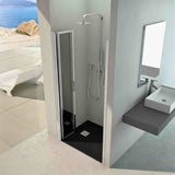 Niche Shower Enclosure GINEVRA N.3P - WALL ANCHOR ON THE RIGHT SIDE