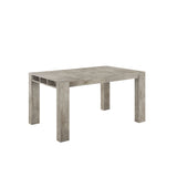 EXTENDING TABLE WOODEN FINISH CM. 140X90XH.75 - LIVORNO CEMENT