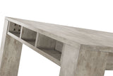 EXTENDING TABLE WOODEN FINISH CM. 140X90XH.75 - LIVORNO CEMENT