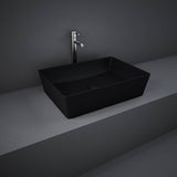 Lavabo d'appoggio rettangolare 50 x 36 cm - MATT BLACK