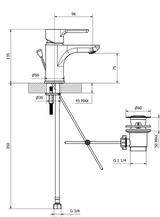 MITIGEUR DE LAVABO GOODLIFE 3/8 A/SCA CHROME