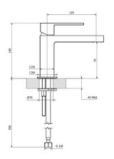 MISCELATORE LAVABO PILLAR C/SCAR//AER ORIENT. CROMO