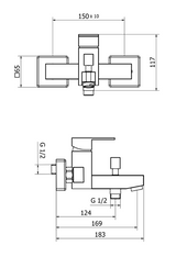 MISCELATORE VASCA PILLAR C/DOT CROMO