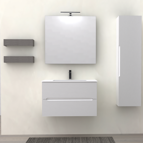 Mobile da Bagno Rigo cm. 60 x 45 x 50 - LE BIANCO OPACO