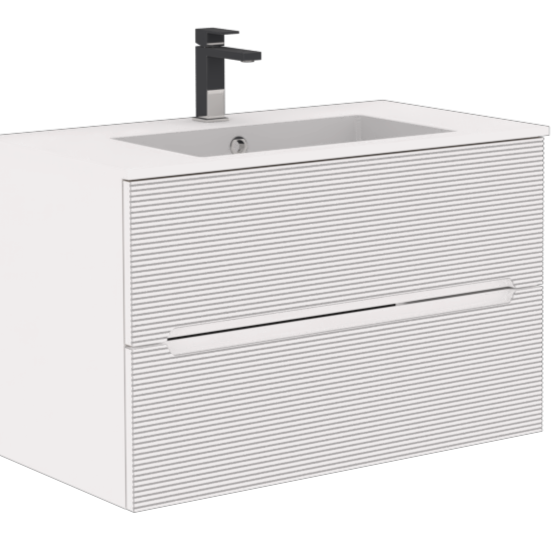 Mobile da Bagno Rigo cm. 100 x 45 x 50 - LE BIANCO OPACO