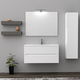 Mobile da Bagno Rigo cm. 100 x 45 x 50 - LE BIANCO OPACO