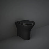 Back to wall toilet MATT BLACK RAK - FEELING