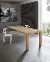 TAVOLO ALLUNGABILE MODERNO CM. 120X80XH.75 - ROMA ROVERE RUSTICO