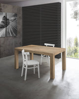 TAVOLO ALLUNGABILE MODERNO CM. 120X80XH.75 - ROMA ROVERE RUSTICO