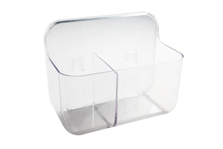 Porte-objet adhésif pour conteneur d'air avec compartiments transparents