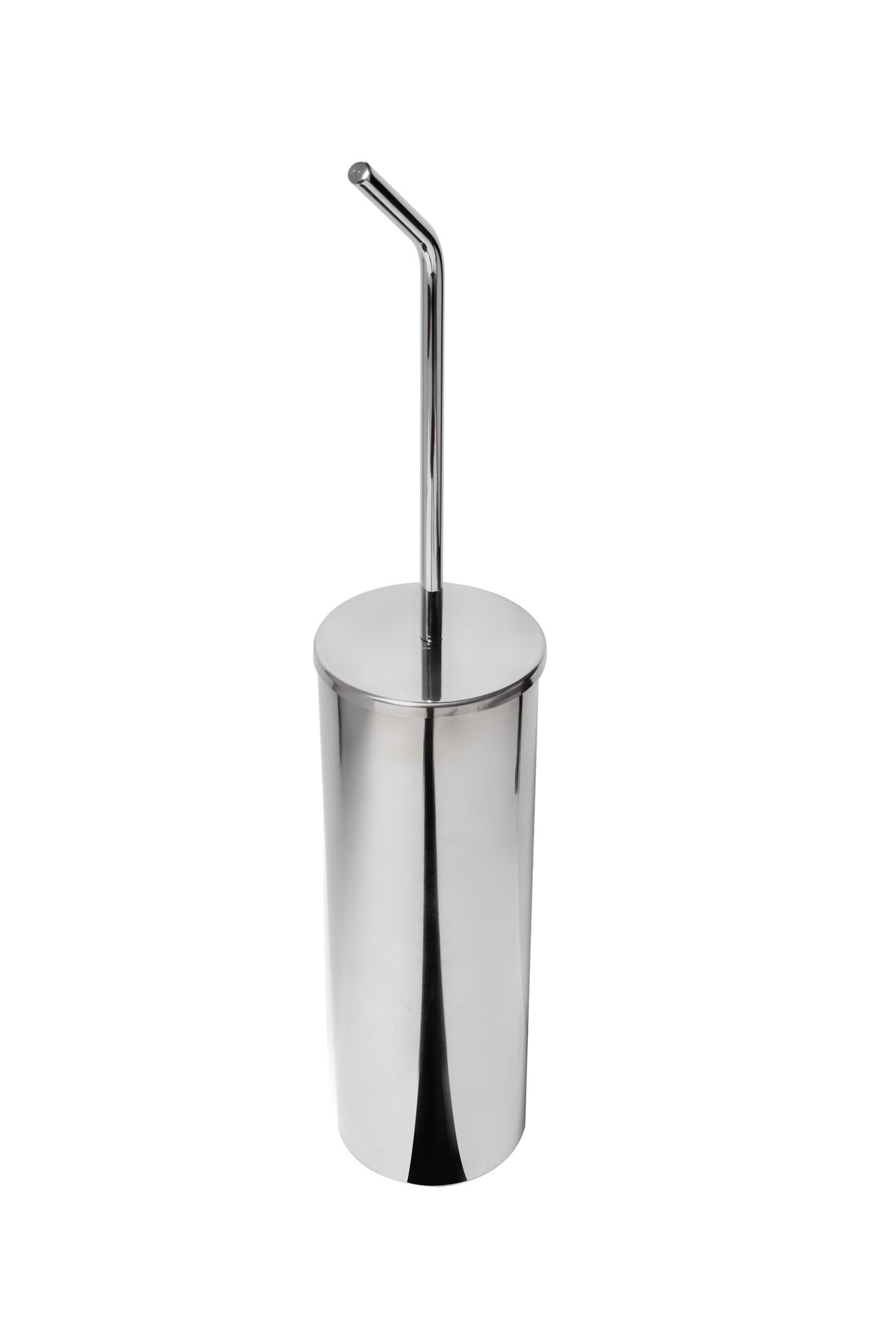 Portascopino Bird 44 cm in inox finitura acciaio cromato