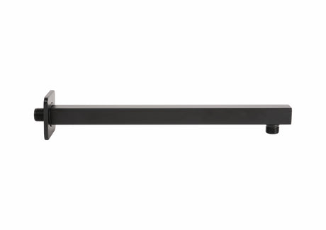 Aqualine Square Black Shower Arm