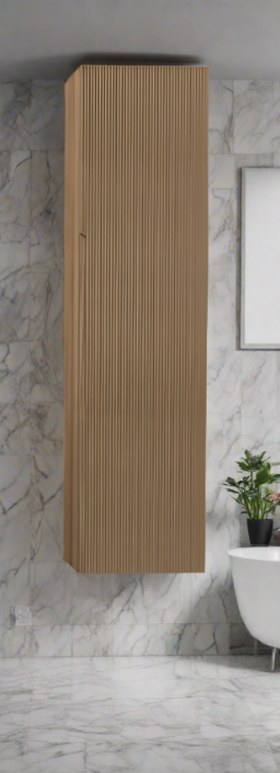 Column with Rigo door H. 138 x L. 35 - LE0 FARNIA OAK