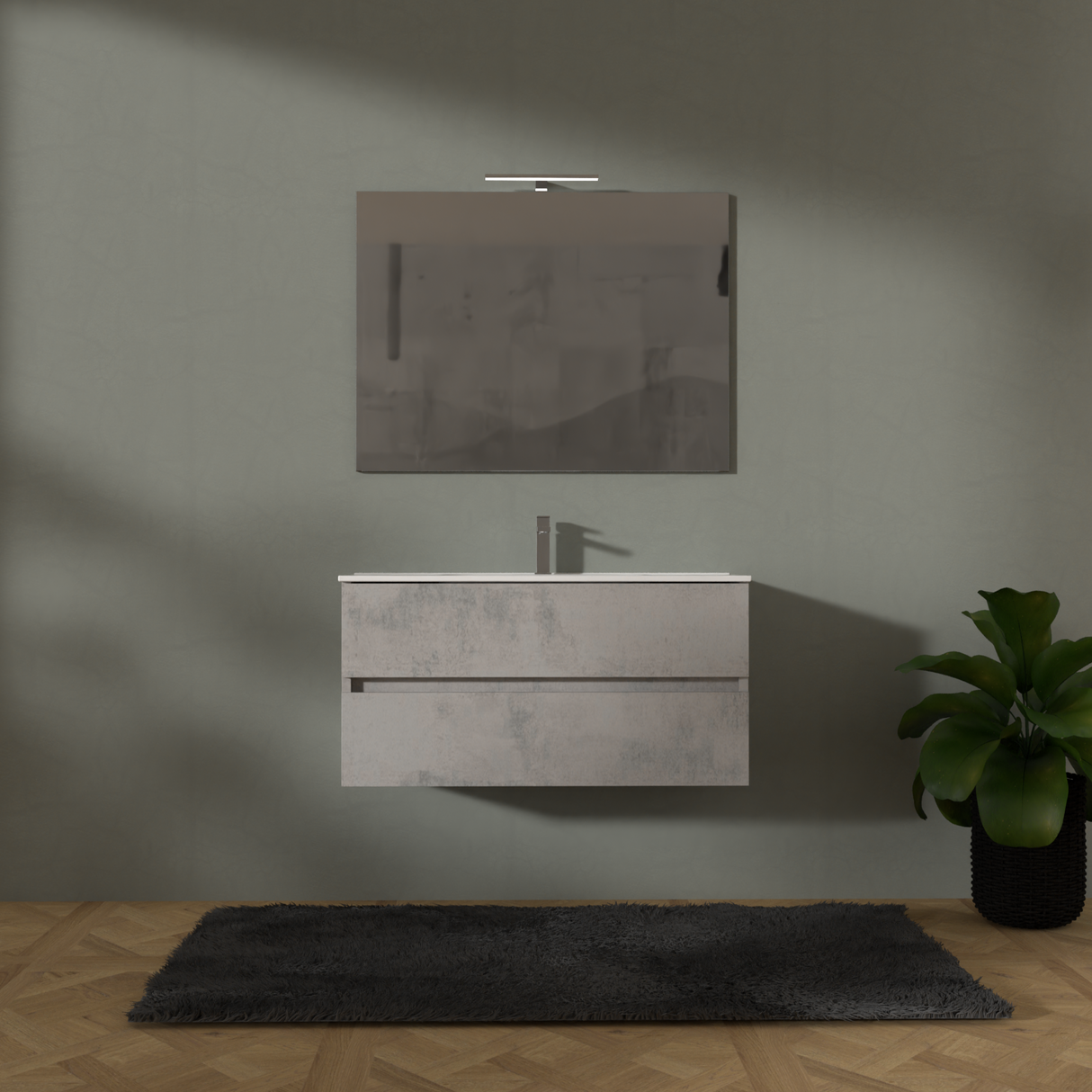 Crea LE WARM GRAY Bathroom Cabinet