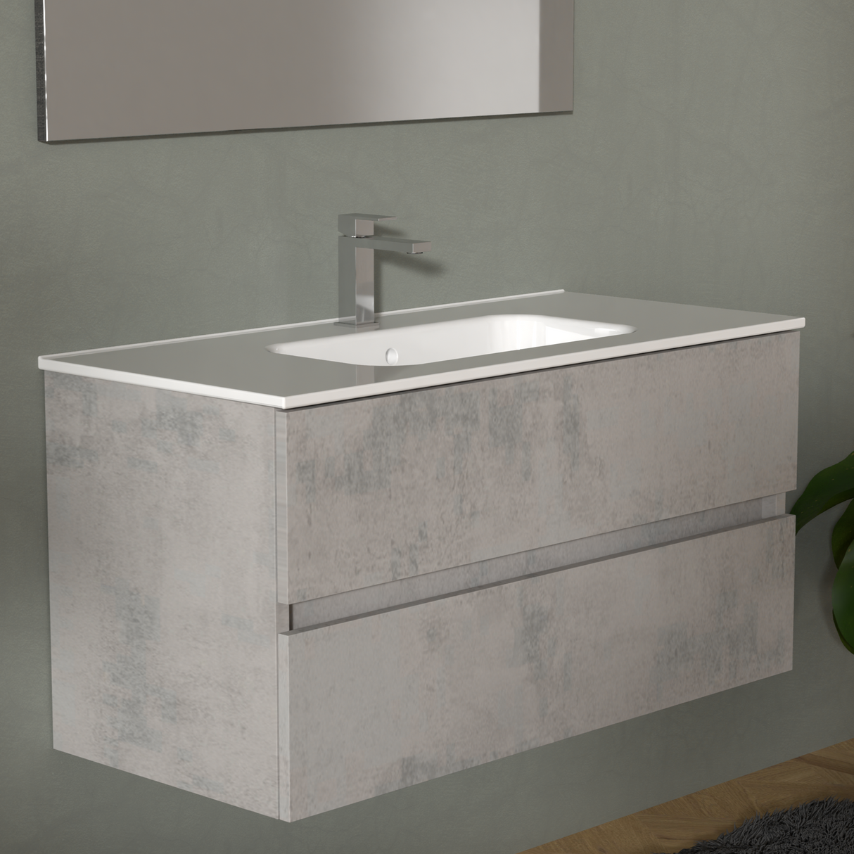 Crea LE WARM GRAY Bathroom Cabinet