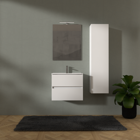 Crea LE MATT WHITE Bathroom Cabinet