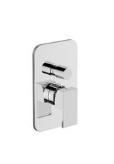 PILLAR BUILT-IN SHOWER MIXER WITH CHROME DIVERTER