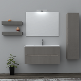 Rigo Bathroom Cabinet cm. 100 x 45 x 50 - THE WARM GRAY