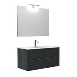 Mobile da Bagno Rigo cm. 60 x 45 x 50 - LE GRIGIO LAVA