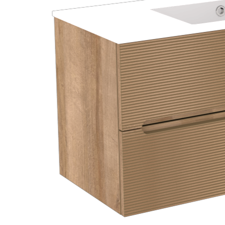 Rigo Bathroom Cabinet cm. 100 x 45 x 50 - LE ROVERE FARNIA