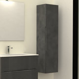 Column with Rigo door H. 138 x L. 35 - LE0 LAVA GREY