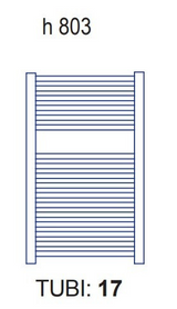 WATER RADIATOR 803 x 500 mm - Towel warmer