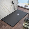 Marble Resin Shower Tray BLACK 160 cm x 80 cm MAR0