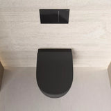 WC Suspendu Noir Mat - RAK - FEELING